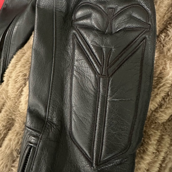 Harley Davidson Leather Red Heart Jacket - Picture 7 of 11